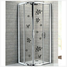 wall stickers adesivo adesivi fiori vetri box doccia decorazione bagno a0525