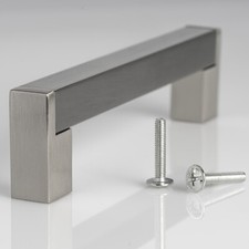 Maniglie per mobili ACCIAIO INOX maniglie ad asta 15x15 mm maniglie da cucina maniglie maniglie per armadi