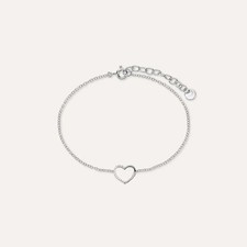 Bracciale Stroili Argento 925 cuore con zirconi bianchi 1628549