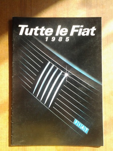 Depliant tutte fiat del - le,