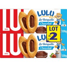 Biscuits au chocolat La Barquette Lulu LU