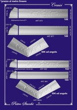 modanature in gesso angoli