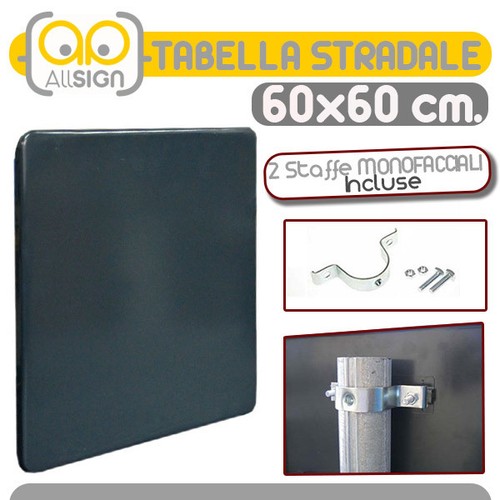 Tabella stradale neutra - tabella,