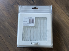 Bocchetta canalizzazione camino caminetto ventilazione 175x175 BIANCO chiudibile