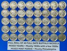 Lotto di 40 monete Buffalo