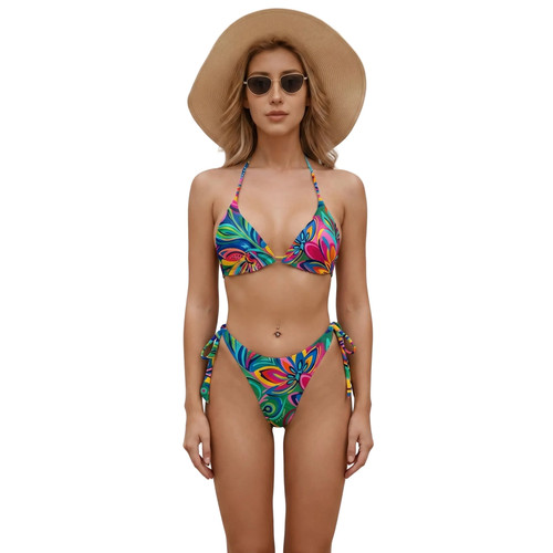 Bikini donna due pezzi stampa