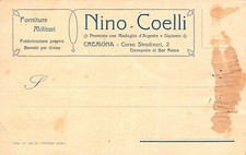 Cartolina - Regno - 1927 - Nino Coelli - Forniture Militari - Cremona - FG - NV
