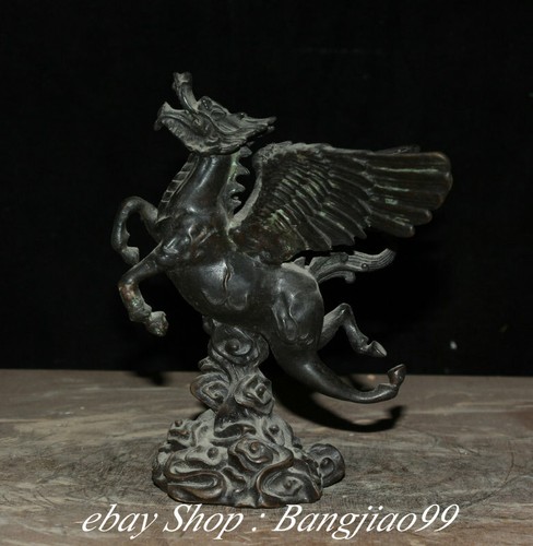Vecchia statua cinese bronzo