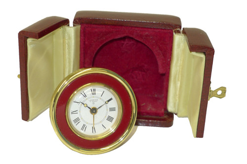 Looping day carriage mantel - 8-day, carriage/mantel/