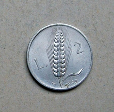 2 lire SPIGA ARATORE 1949