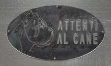 Targa Cartello "ATTENTI AL