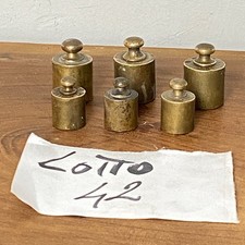 Lotto n.42 - Antichi Pesi in ottone Per Bilancia