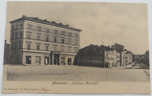 1900 cartolina macerata - cartolina,