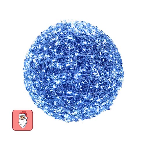 Sfera luminosa metallo 60cm - luminosa,