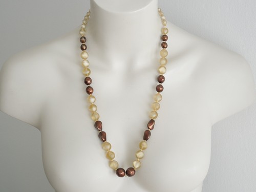 Collana vintage con palline - collana,