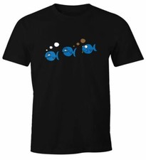 T-shirt uomo pesci divertente