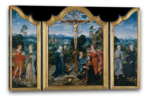Tela cornice joos van cleve - tela/cornice,