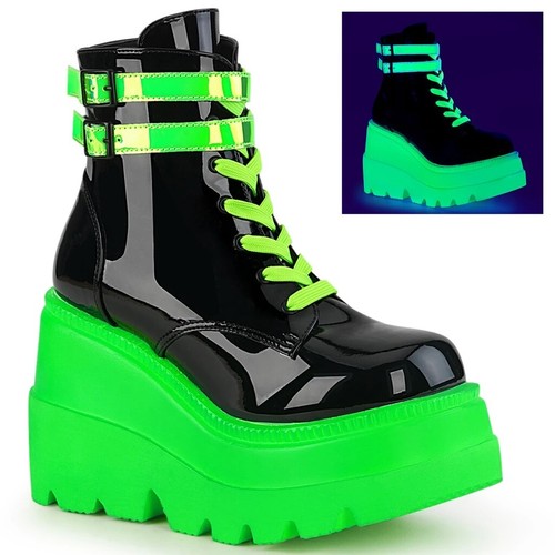 Scarpe con plateau demonia - con,