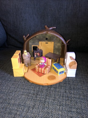 Playset masha orso - l'orso, casa