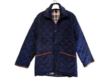 Giacca trapuntata mascotte blu