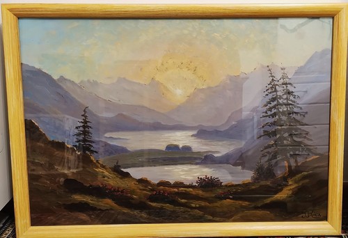 Quadro autore giuseppe riva - giuseppe,