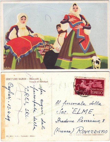 Costumi sardi maternita - sardi, maternita'