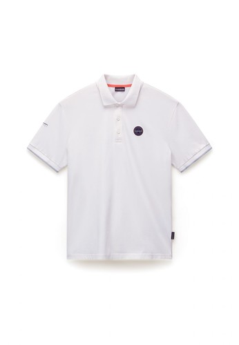 Polo uomo napapijri badge - polo, e-badge