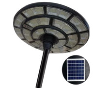 Lampione Faro Giardino Stradale Crepuscolare Ufo Pannello Solare 1200w