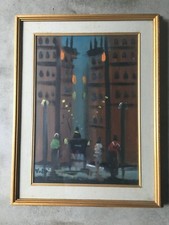 quadro -olio su tela - Volpi -