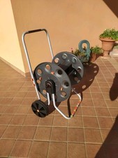 Carrello avvolgitubo con ruote per gomma acqua irrigazione giardino marcaCLABER 