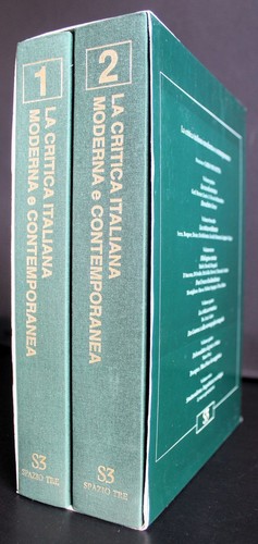 Critica italiana moderna - moderna, e