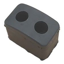 Tampone Battisponda Paracolpi In Gomma Misure 50x30x40 | 2 Fori