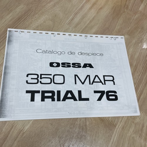 Ossa moto 350 - 350, trial
