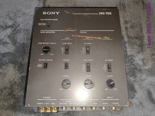Sony xec 700 crossover - sony,
