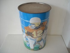 BIDONE POUF LAMIERA DECORATA +