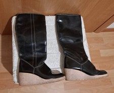 V14. STIVALI DA DONNA INVERNALI ALTI,MISURA 37/38,VINTAGE ANNI ’70,MADE IN ITALY