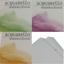 Carta Acquerello Fabriano Artistico 640 300 200gsm Fogli Superfici CP Pressa a Caldo