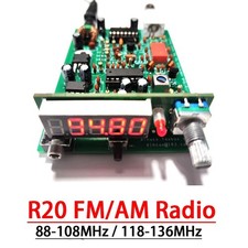 R20 FM AM Radio Ricevitore Kit PLL Design per Ricezione Chiara e Uso Elettronica