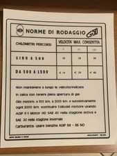 Gilera G50 Adesivo Norme