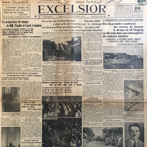 Journal excelsior 1935 - 29/01/1935, #