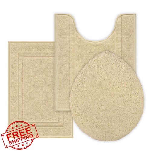 Shacos 3pz set tappeti - tappeti, bagno