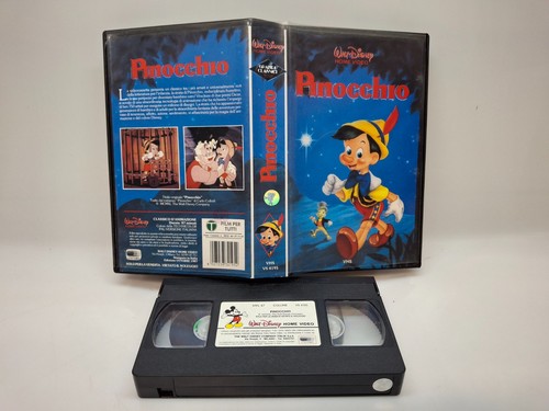 Vhs pinocchio walt disney - vhs,
