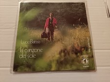 LUCIO BATTISTI - LA CANZONE DEL SOLE - solo copertina perfetta  45 giri !