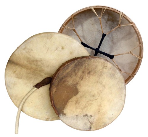 Tamburo sciamano rotondo - , 12"