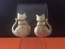 Orecchini gatto Moschino tono