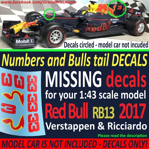 Decalcomanie red bull - red,