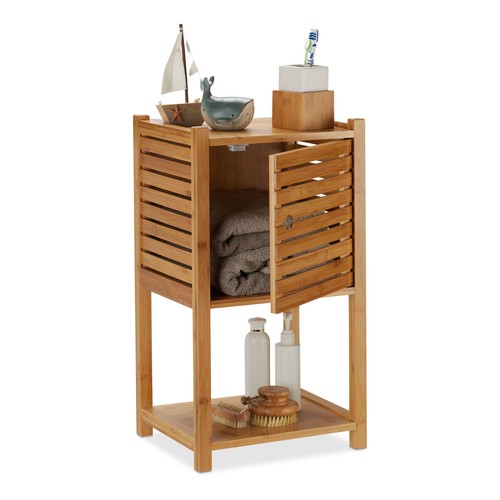 Scaffale bagno bambù - , mensola