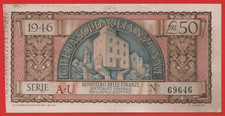 BIGLIETTO LOTTERIA SOLIDARIETA' NAZIONALE ANNO  1946