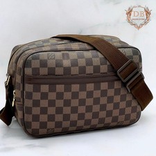 Borsa a tracolla unisex Louis Vuitton Damier Reporter edizione limitata tracolla sopracciglia