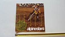 Alpinestars produzione stivali cross regolarità depliant anni 70 catalogo